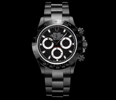 ROLEX Daytona 40*12.3MM 904L Steel 7750 Movement Black with White Watch
